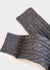 Men's Cotton Weekender Cable Boot Socks - Grey thumbnail image