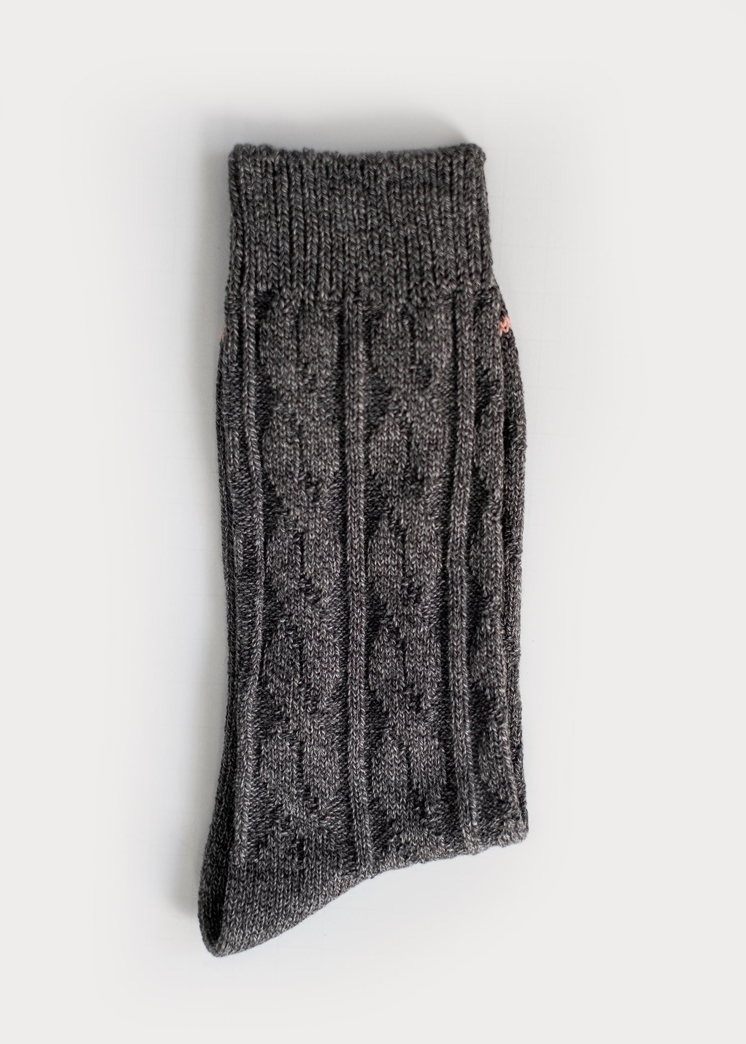 Women's Cotton Weekender Cable Boot Socks - Grey – fütz | Socks 