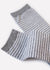 Women's Italian Cashmere Blend Stripe - Lt. Grey thumbnail image