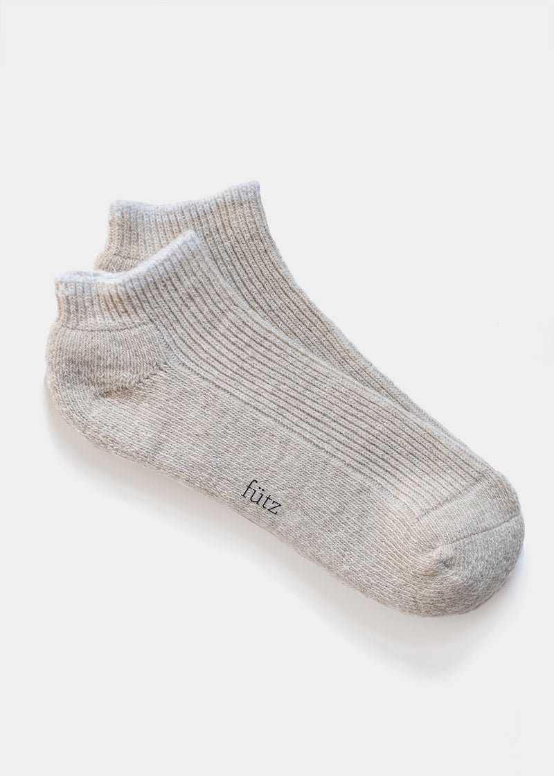 Men's Luxe Wool Thermal Slipper Socks - Ivory thumbnail
