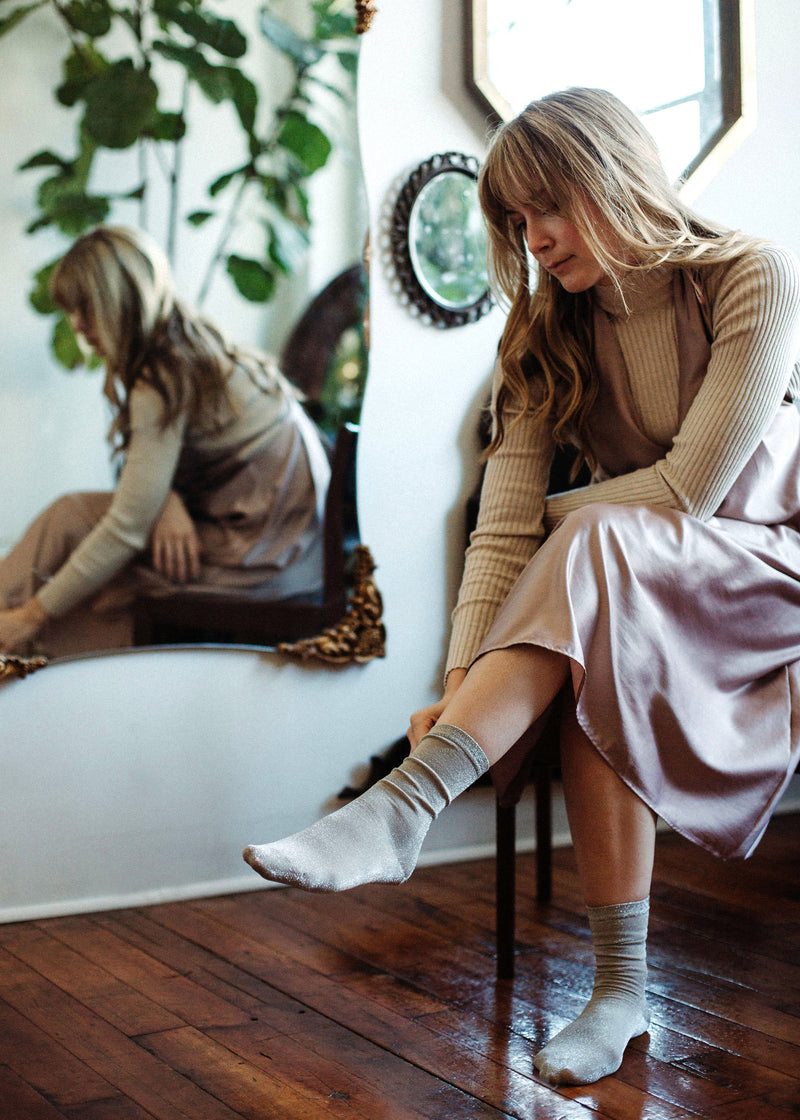 Women's Lurex with bow