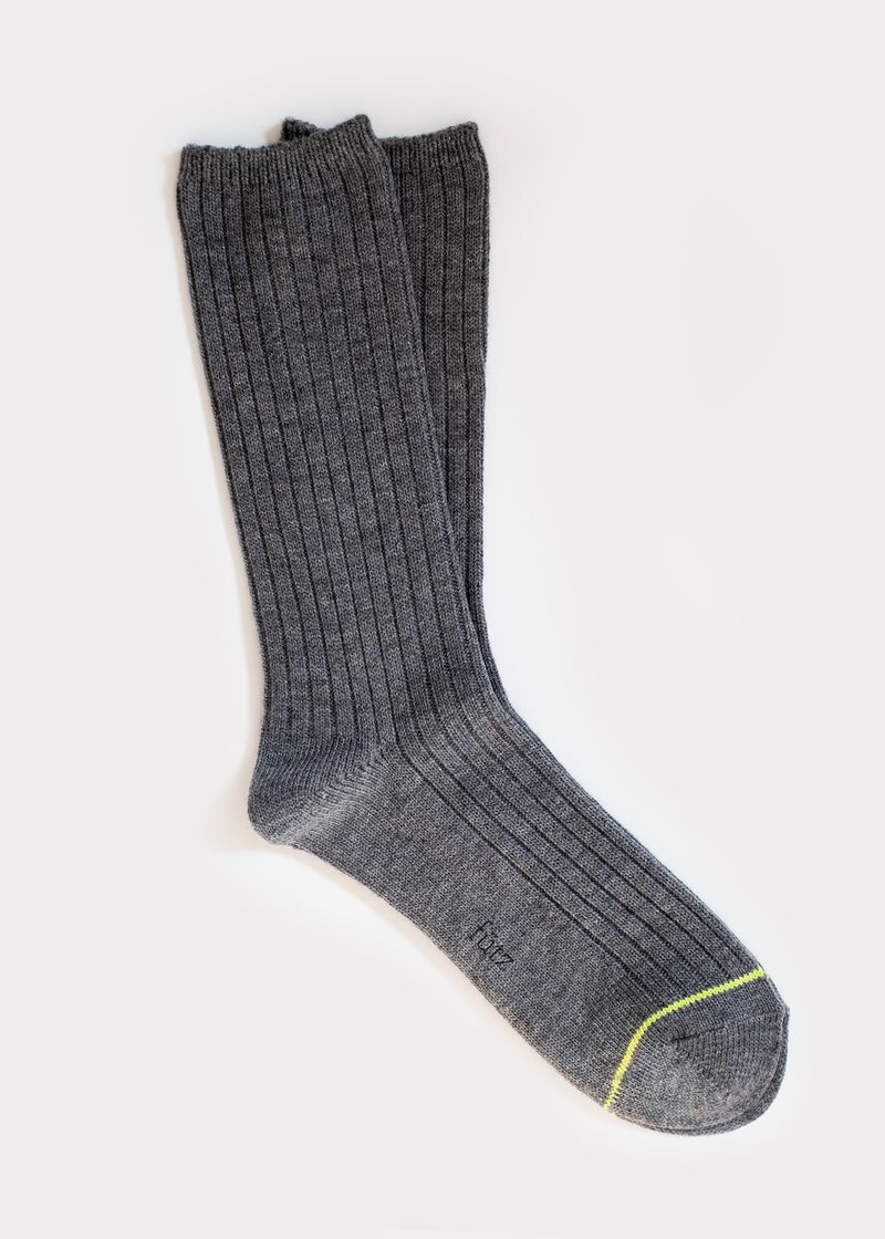 Men's Wool Blend Dressy Boot Socks - Grey thumbnail