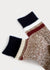 Men's Wool Blend Boot Socks with Stripes - Camel thumbnail image