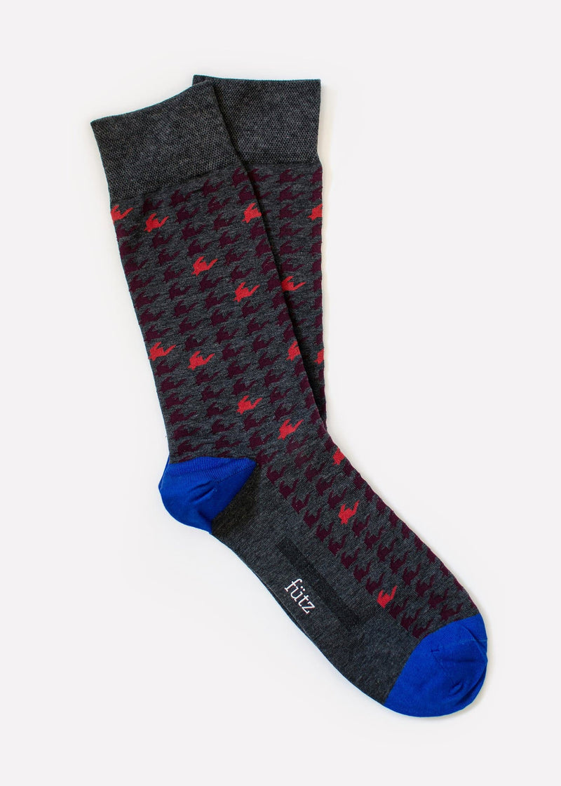 Hounds Of Luxe - Charcoal – fütz | Socks Simplified