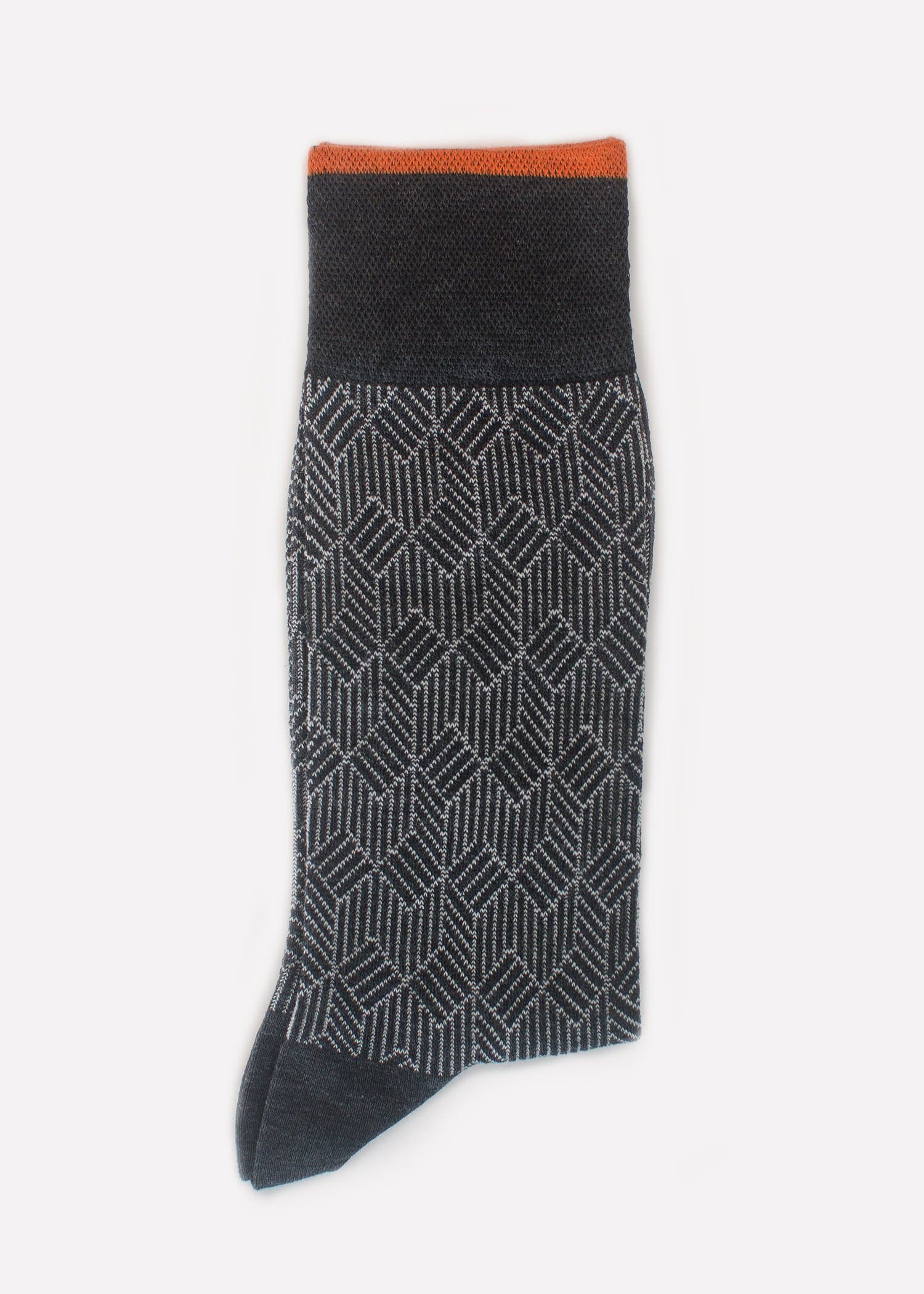 Cubics - Charcoal – fütz | Socks Simplified